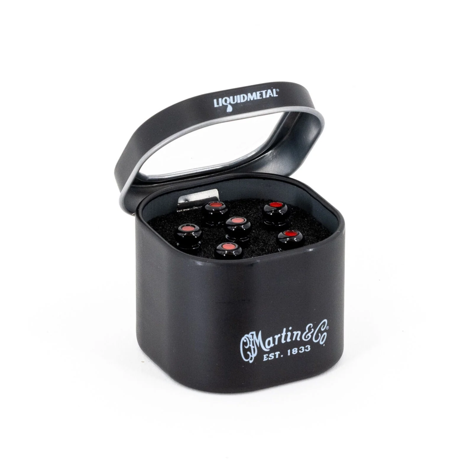 Martin 18APP0012 Luxe Bridge Pin Set, Liquid Metal, Black w/ Red,Tin - Image 2