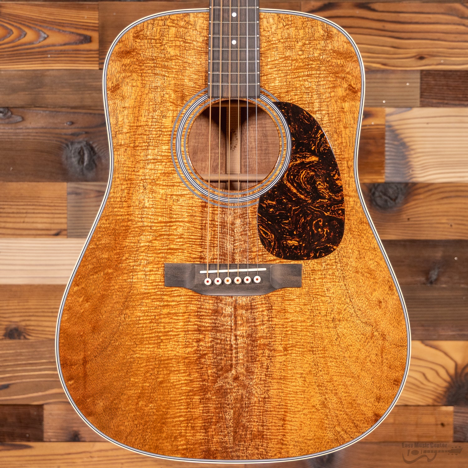 Martin D-28-KOA-CS - Custom Shop - Highly Flamed Koa (#2961998) - Image 2