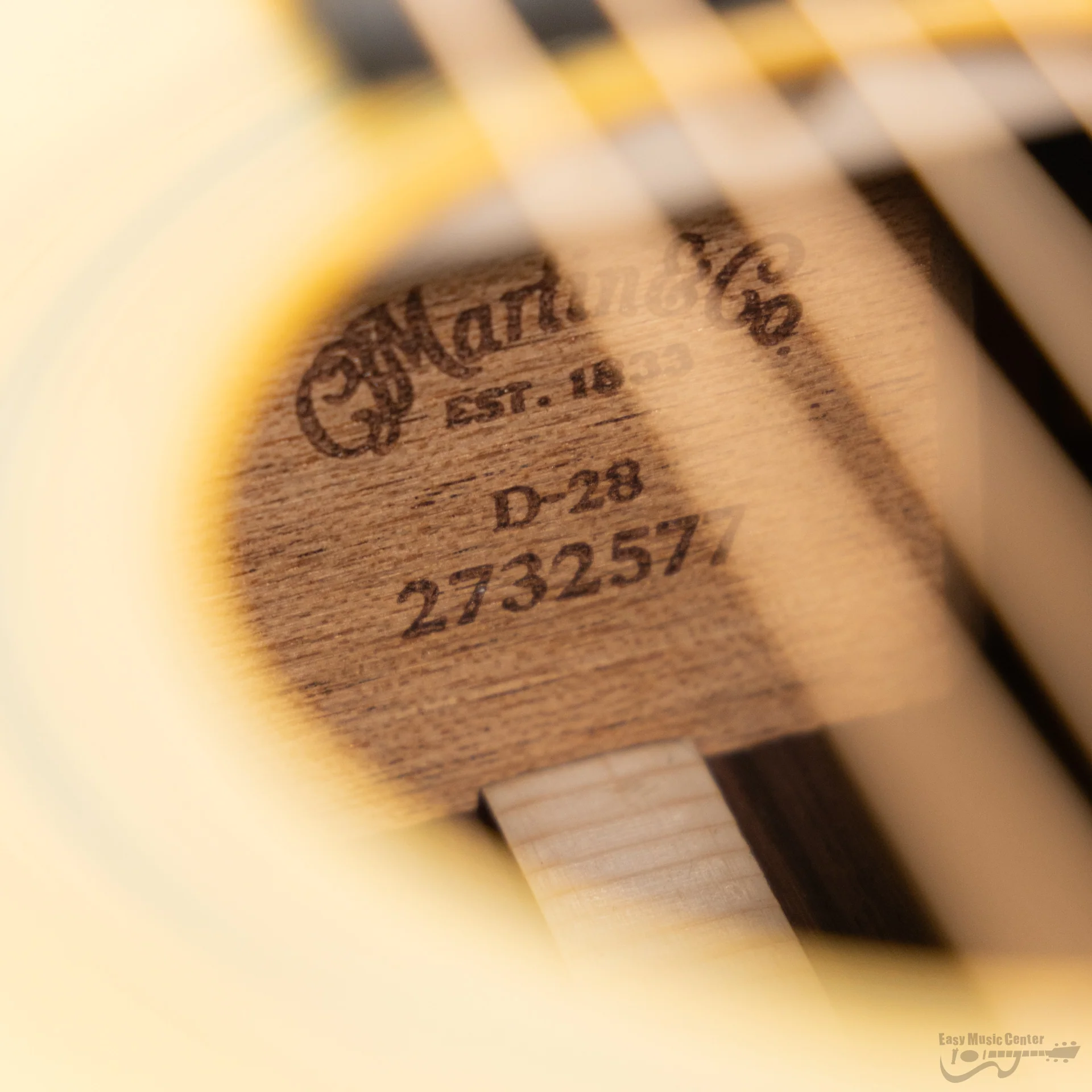 Martin D-28-SATIN D28 Dreadnought Acoustic Guitar, Satin Finish (#2732577) - Image 9