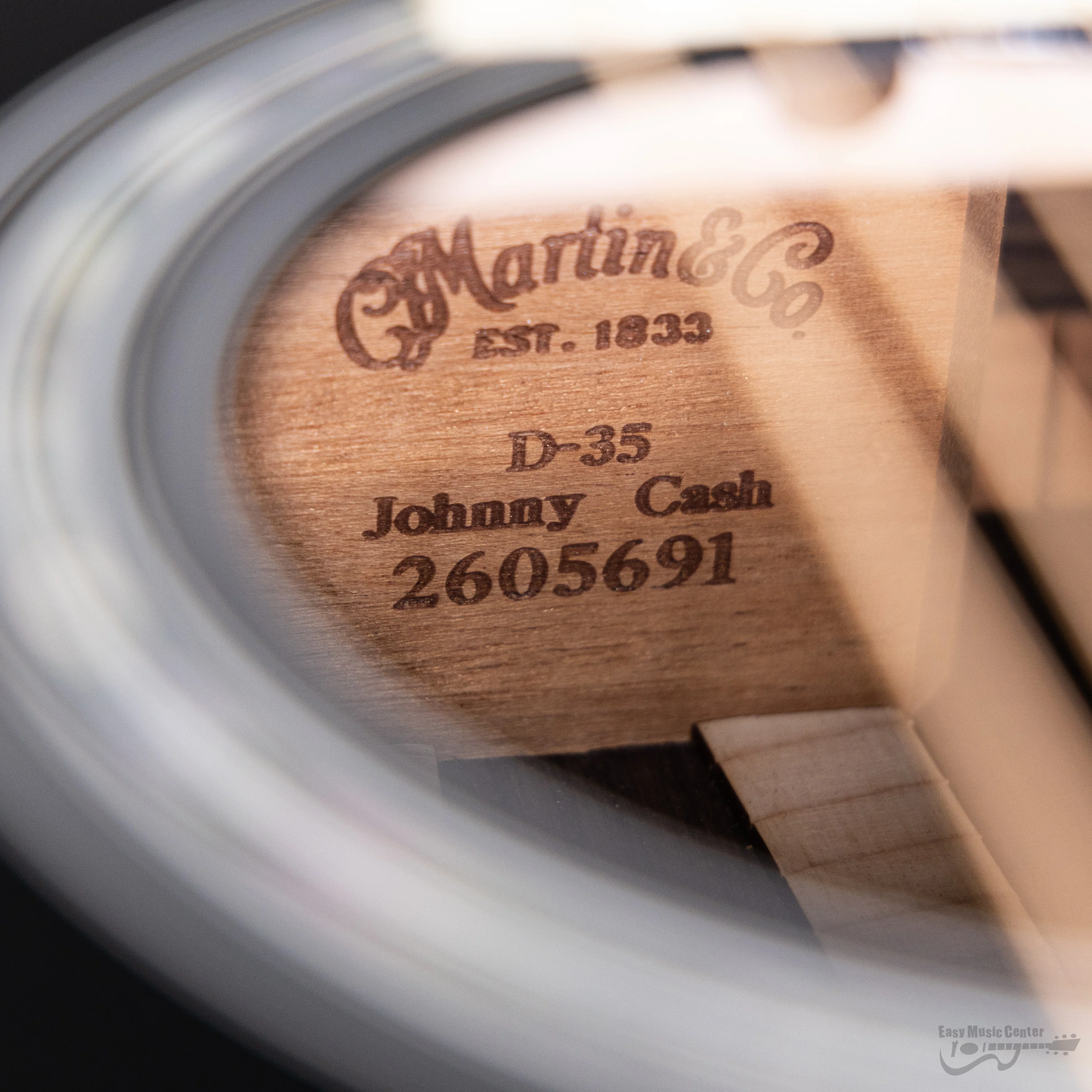 Martin D-35-JOHNNYCASH Johnny Cash Signature Acoustic Guitar (#2605691) - Image 13