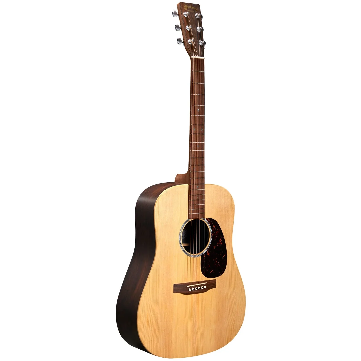Martin D-X2E-BRAZ Acoustic-electric Guitar, Spruce Top, HPL B/S, Brazilian Rosewood Pattern