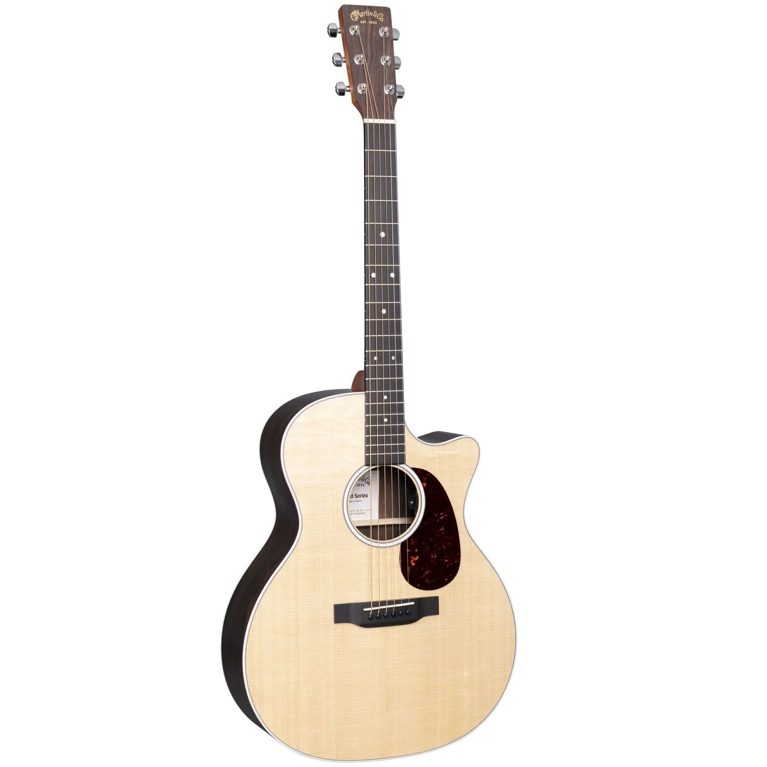 Martin GPC13E-ZIRICOTE Grand Performance Cutaway Acoustic-Electric Guitar, Ziricote b/s