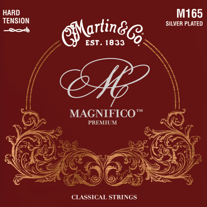 Martin M165 Premium Classical Guitar Strings, Hard Tension