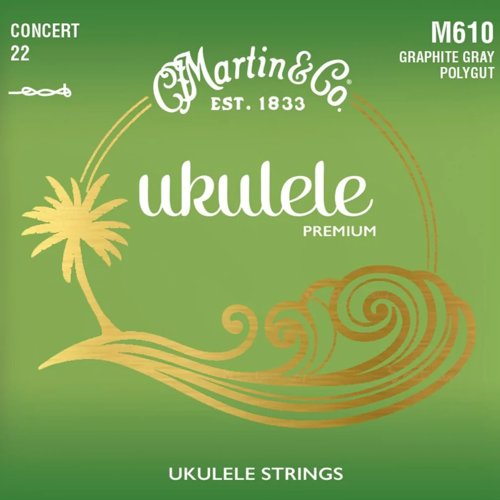 Martin M610 Concert Ukulele Polygut Strings