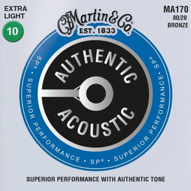 Martin MA170 SP Authentic, 80/20, Extra Light, 10-47