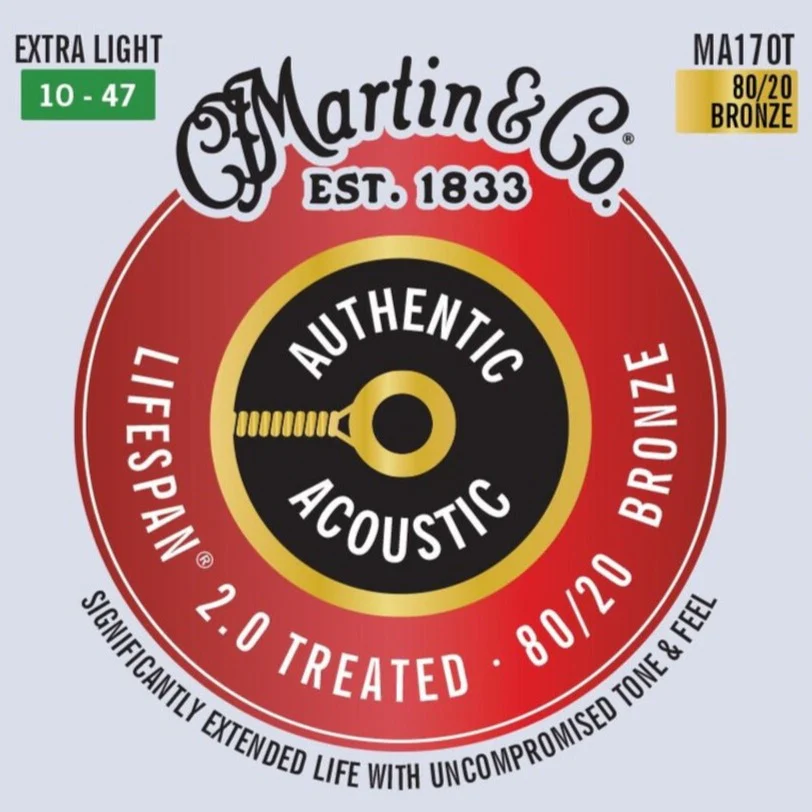 Martin MA170T SP Authentic, 80/20, Treated, Extra Light, 10-47