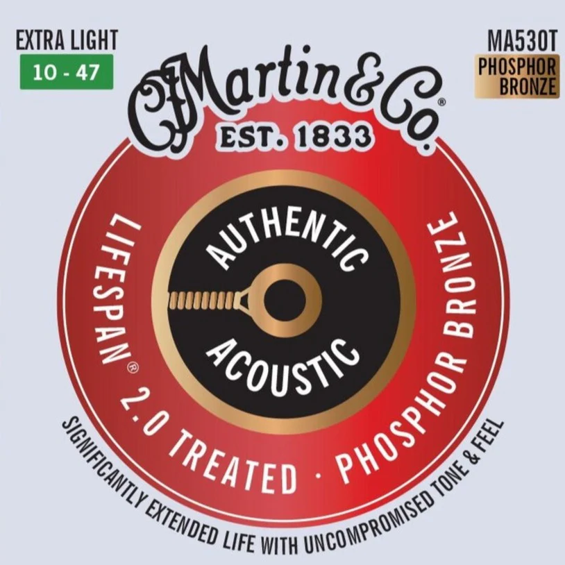 Martin MA500T 12st SP Authentic, PB, Treated, Extra Light, 10-47