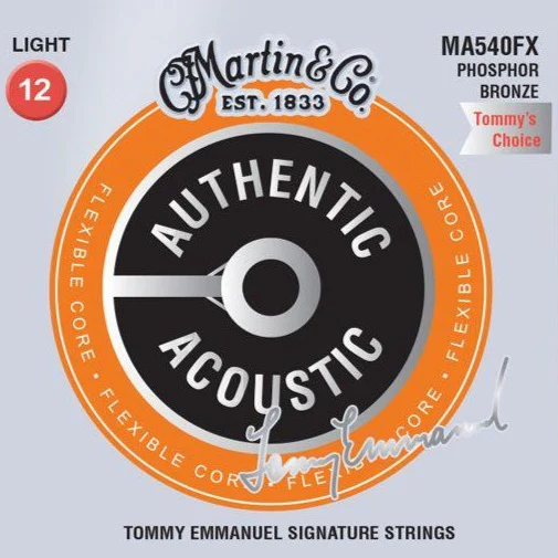 Martin MA540FX Authentic Flexible Core, Light, 92/8, 12-54