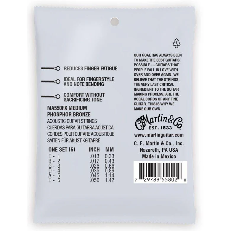 Martin MA550FX Authentic Flexible Core, Medium, 92/8, 13-56 - Image 2
