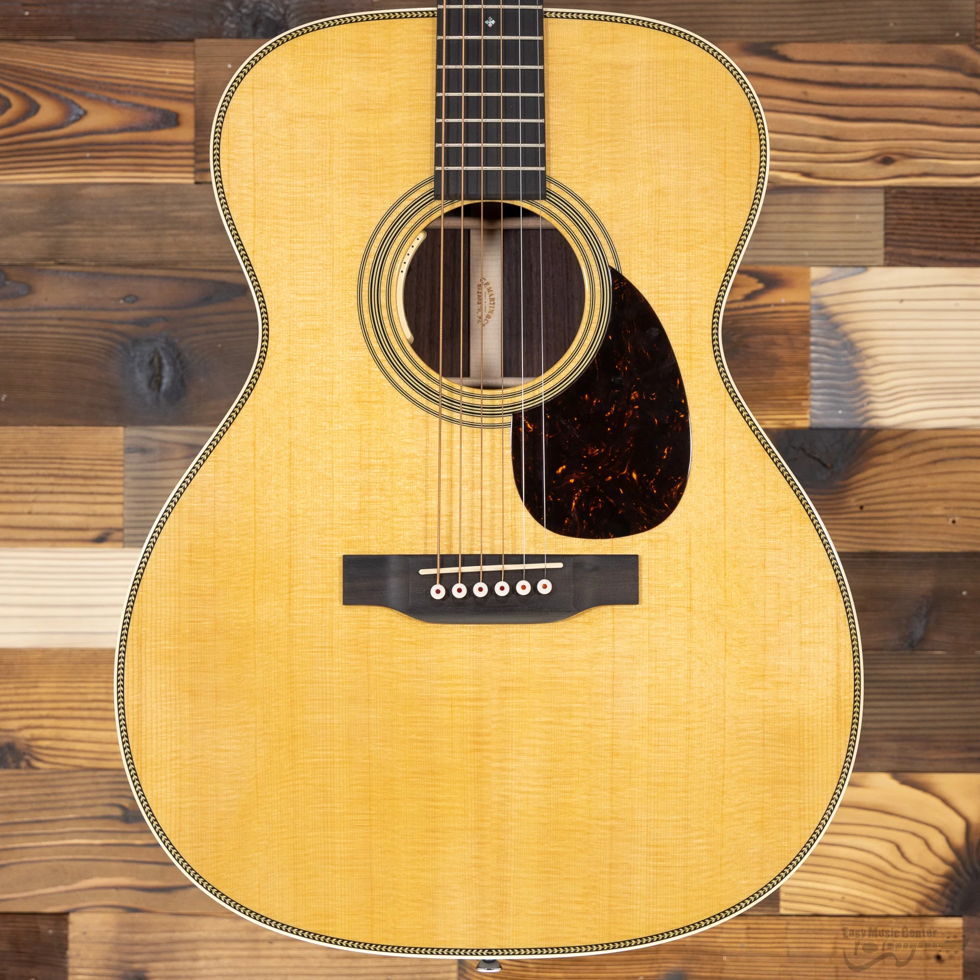 Martin OM-28E-LRB Orchestra Acoustic Guitar with LR Baggs Pickup (#2770597) - Image 2