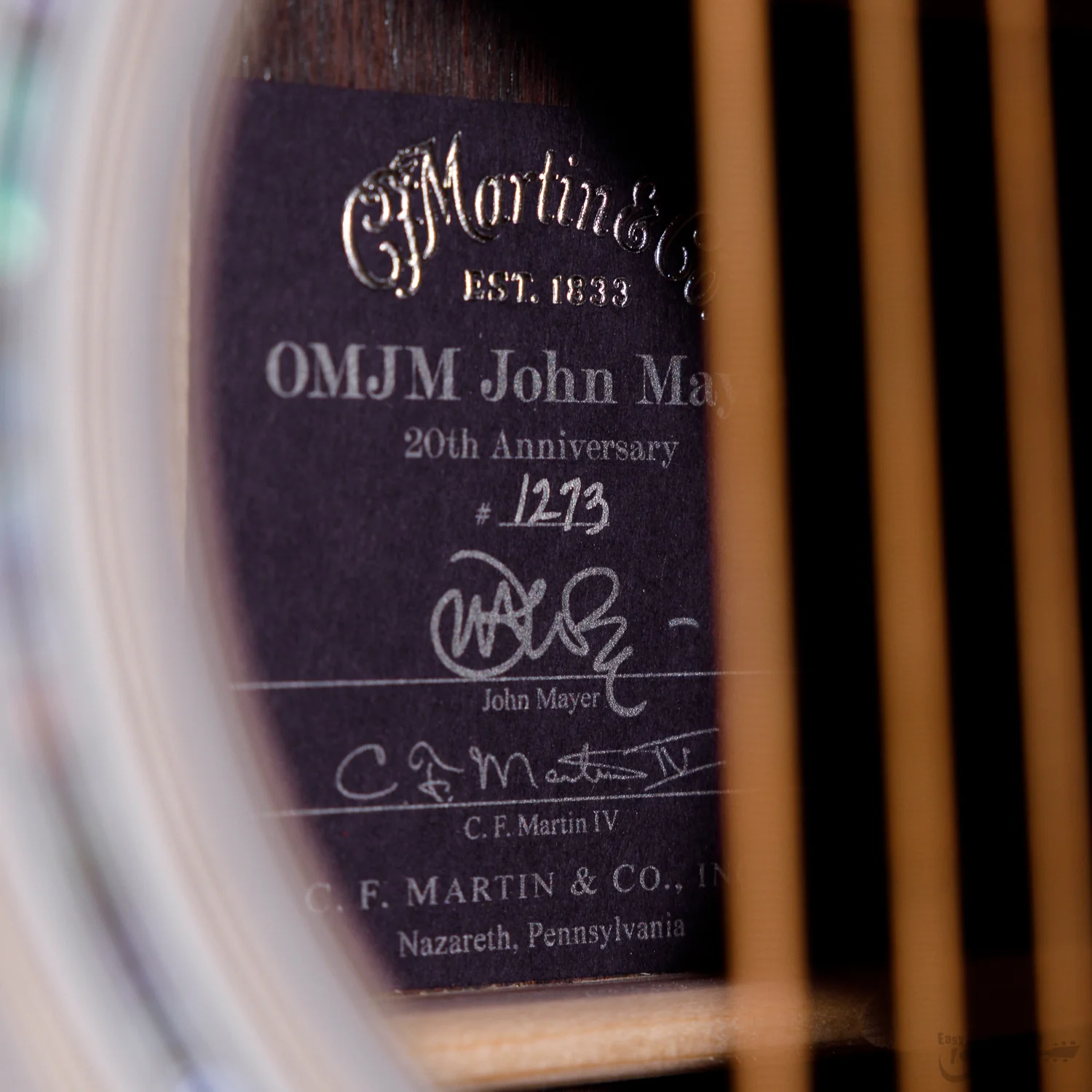 Martin OMJM-20TH John Mayer Signature Acoustic Guitar, 20th Anniversary Edition (#2923478) - Image 12