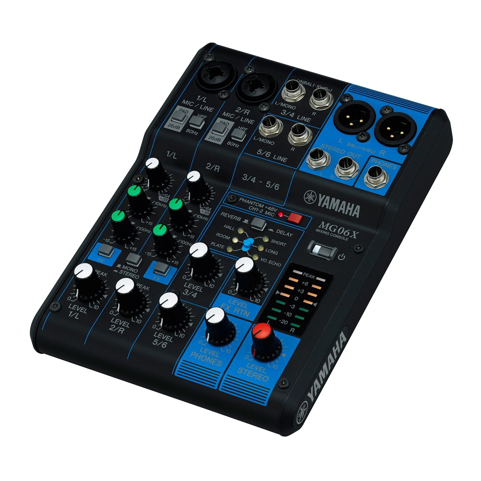 Yamaha MG06X 6-Input Compact Stereo Mixer with Effects - Image 2