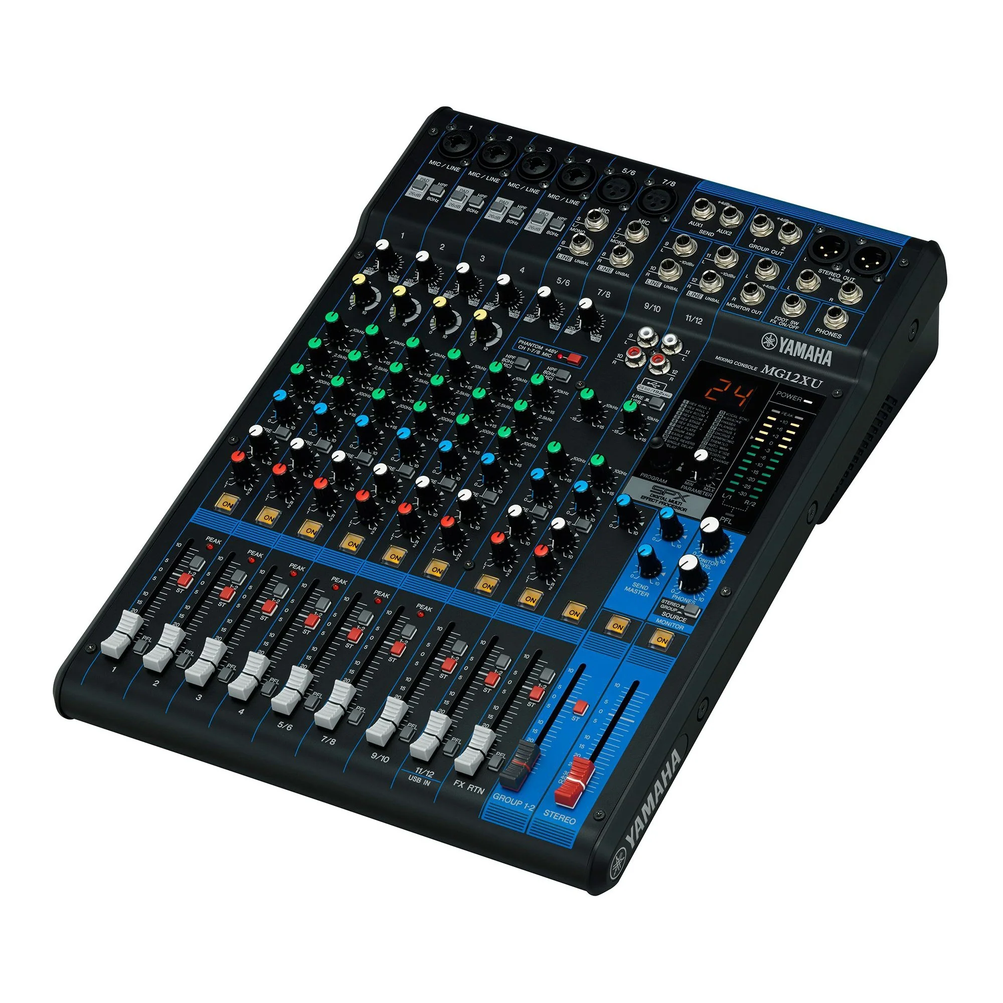 Yamaha MG12XU 12-Input 4-Bus Mixer with Effects - Image 2