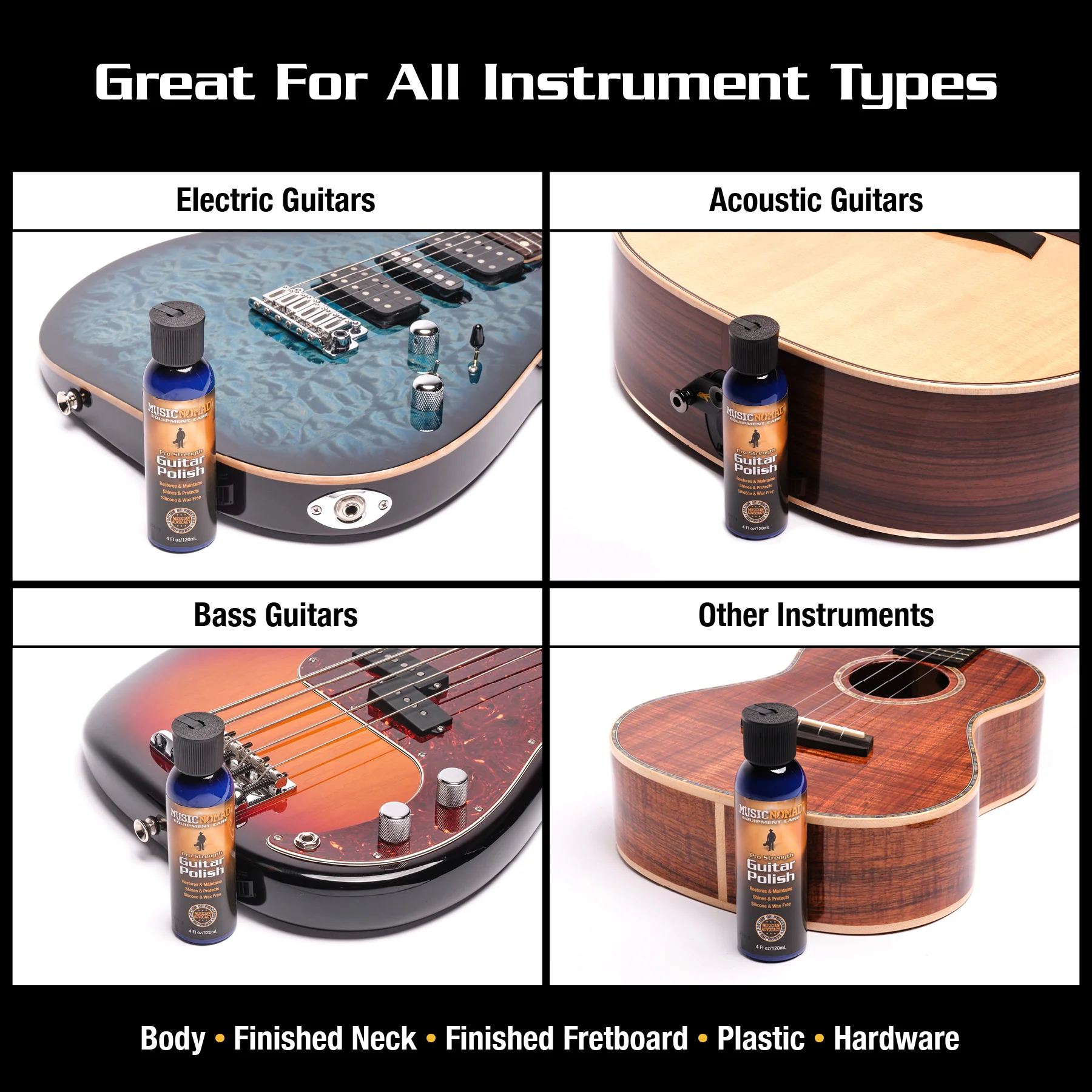 Music Nomad MN101 Guitar Polish - Pro Strength Formula - Image 3