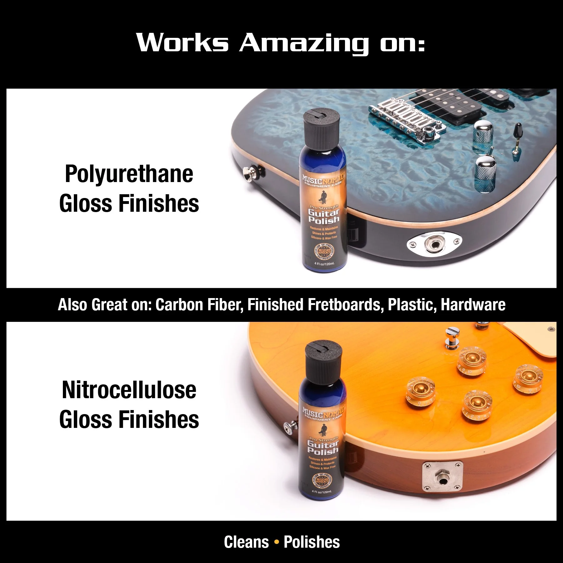 Music Nomad MN101 Guitar Polish - Pro Strength Formula - Image 4