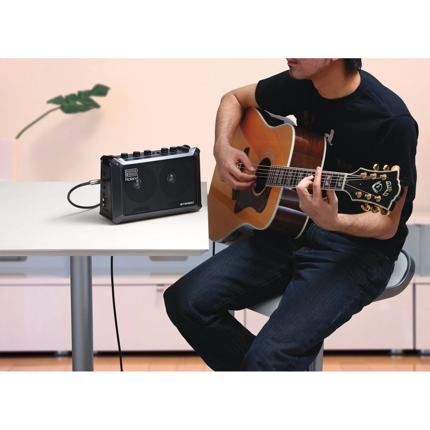 Roland MOBILE-CUBE Battery Powered Stereo Amplifier - Image 7