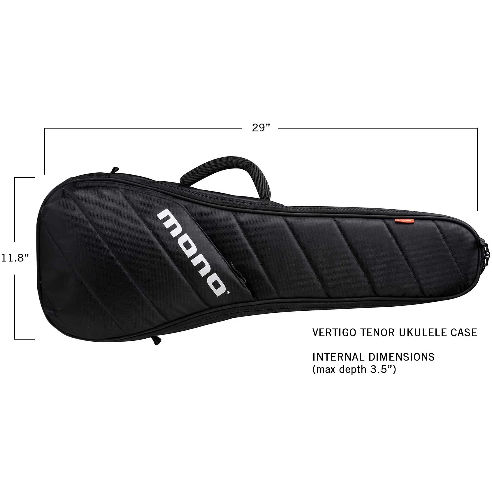 MONO M80-VUT-BLK Vertigo Tenor Ukulele Case, Black - Image 4