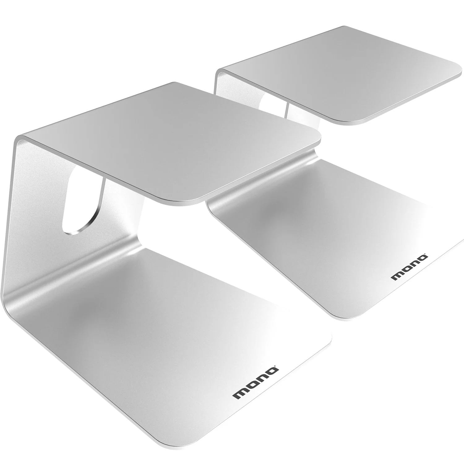 MONO PFX-SMS-SLV Studio Monitor Stands, Pair, Silver
