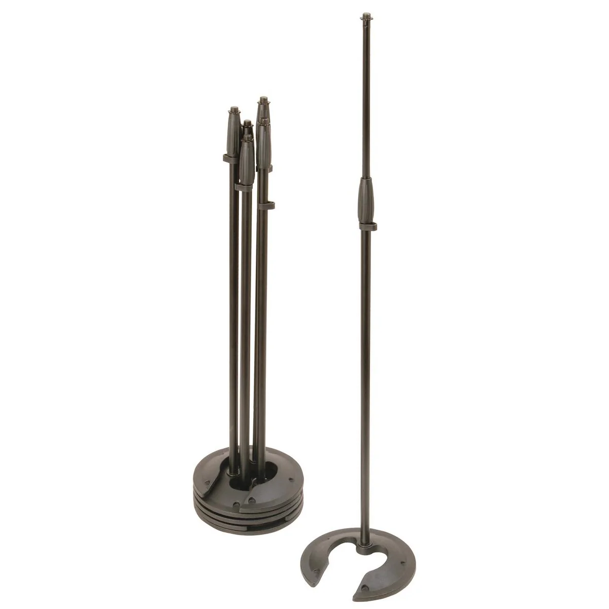 On-Stage MS7325 Stackable Mic Stand - Round Base - Image 3