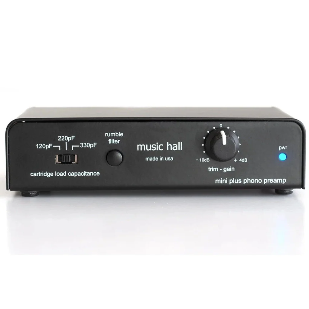 Music Hall MINI-PLUS Phono Amp With Gain+ Headphone Out