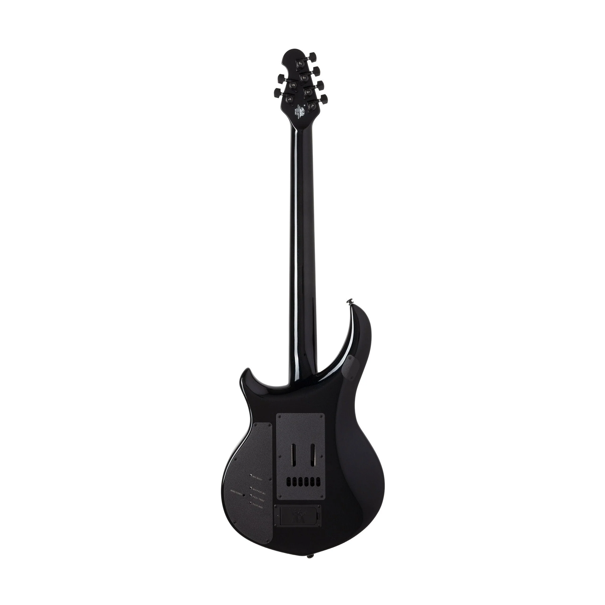 Music Man 611-RDS-50-00 Majesty Electric Guitar, Ebony FB, No Pickguard, Dark Red Sparkle w/shield - Image 2