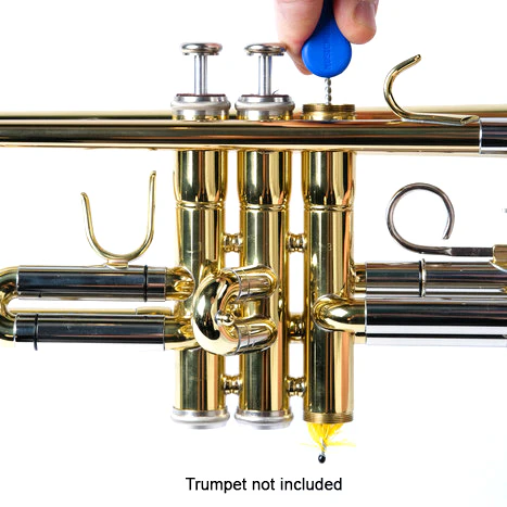 Music Nomad MN765 Premium Trumpet 3 pc. Brush Set -Mouthpiece, Snake, Valve - Image 7