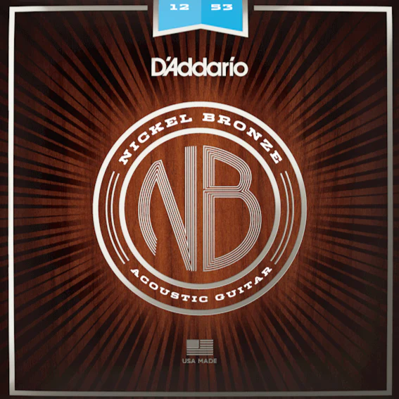 D'Addario NB1253 Nickel Bronze Light 12-53