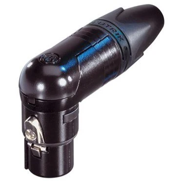 Hosa NC3FRX-B Neutrik XLR3F Right Angle Connector (Loc:1Q)