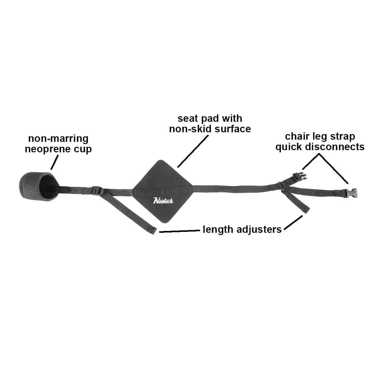 Neotech 3301001 Bassoon Seat Strap w/ Cup - Image 2