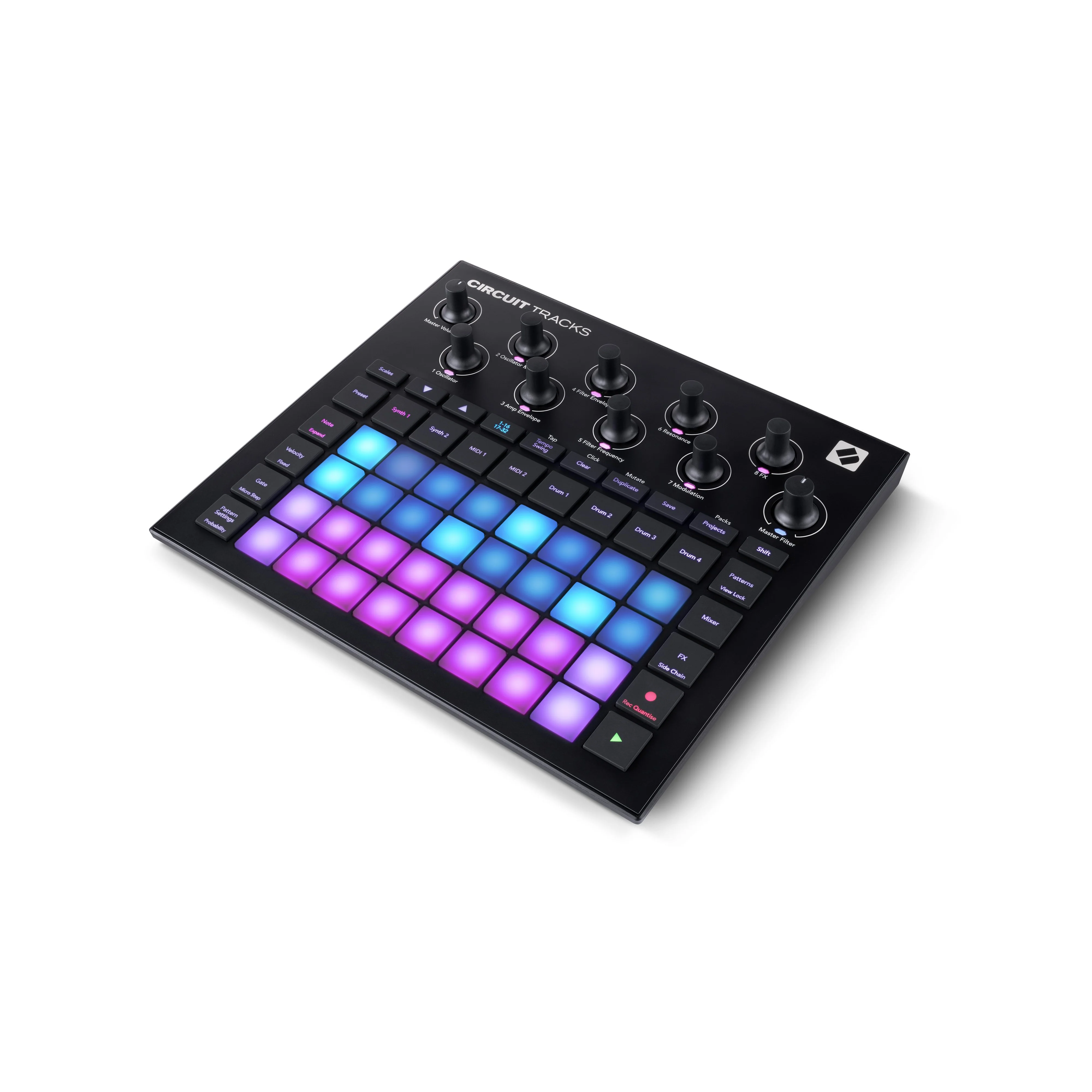 Novation CIRCUIT-TRACKS Standalone Groovebox with Synths, Drums and Sequencer - Image 6