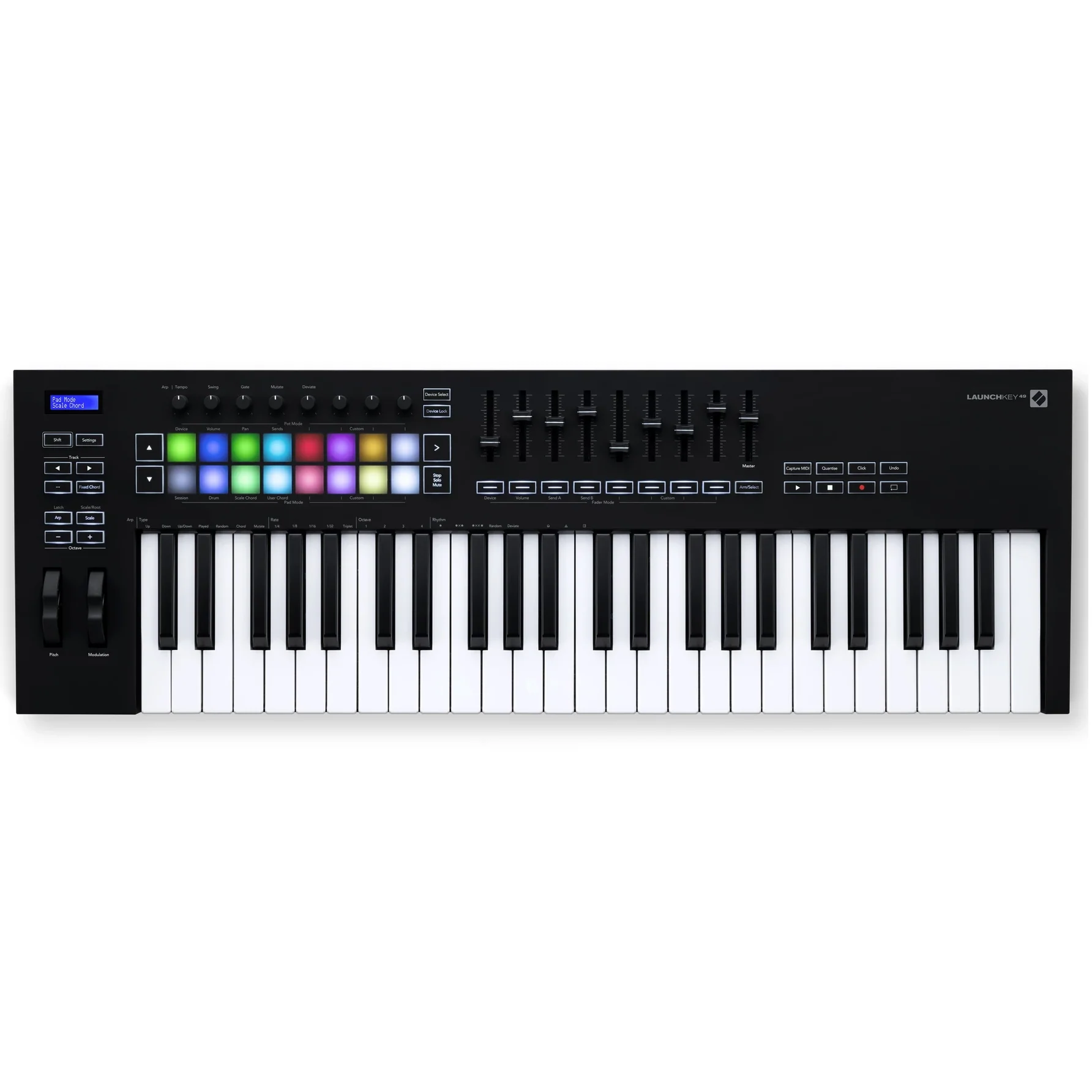 Novation LAUNCHKEY49MK3 Midi Keyboard Controller 49-Key