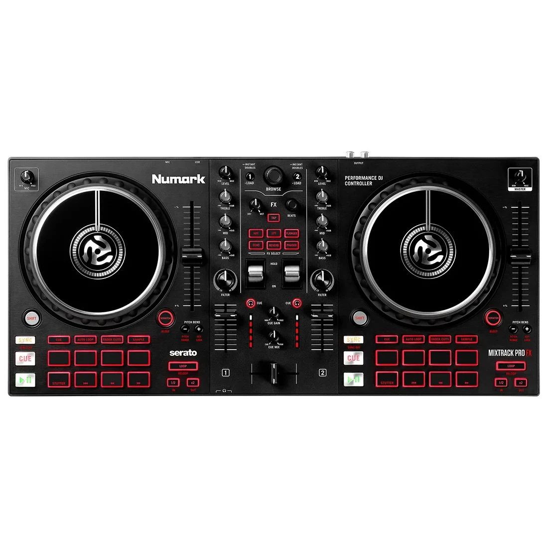Numark MIXTRACKPROFX 2-Deck DJ Controller with FX Paddles