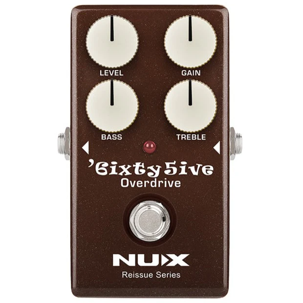 NUX 65OD 6ixty 5ive Overdrive Black Panel Pedal