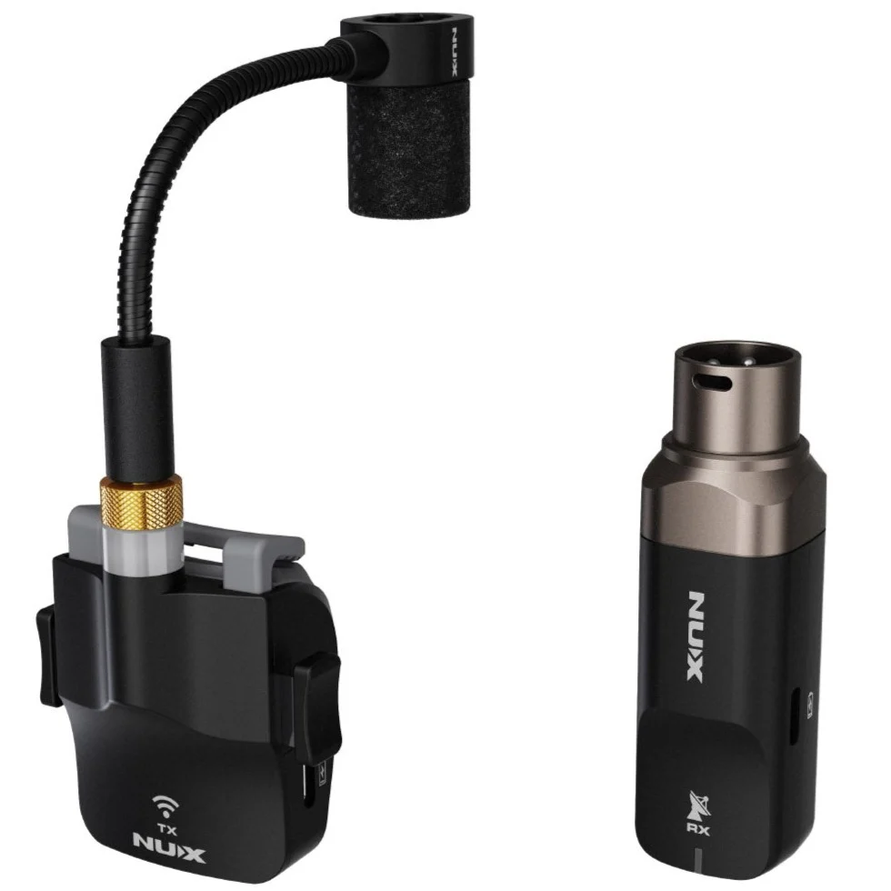 NUX B-6 2.4GHz Wireless Saxophone Microphone System