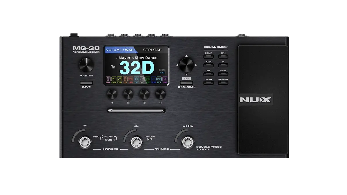NUX MG-30 Deluxe Micro Guitar Processor, Multi-Effects - Image 2