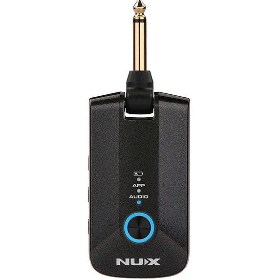 NUX MP-3 Mighty Plug Pro MP3 Guitar and Bass Modeling Headphone Amp with Bluetooth