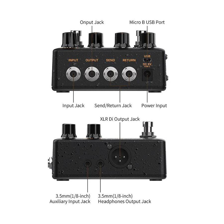 NUX NAI-5 Optima Air Acoustic Guitar IR Preamp - Image 7