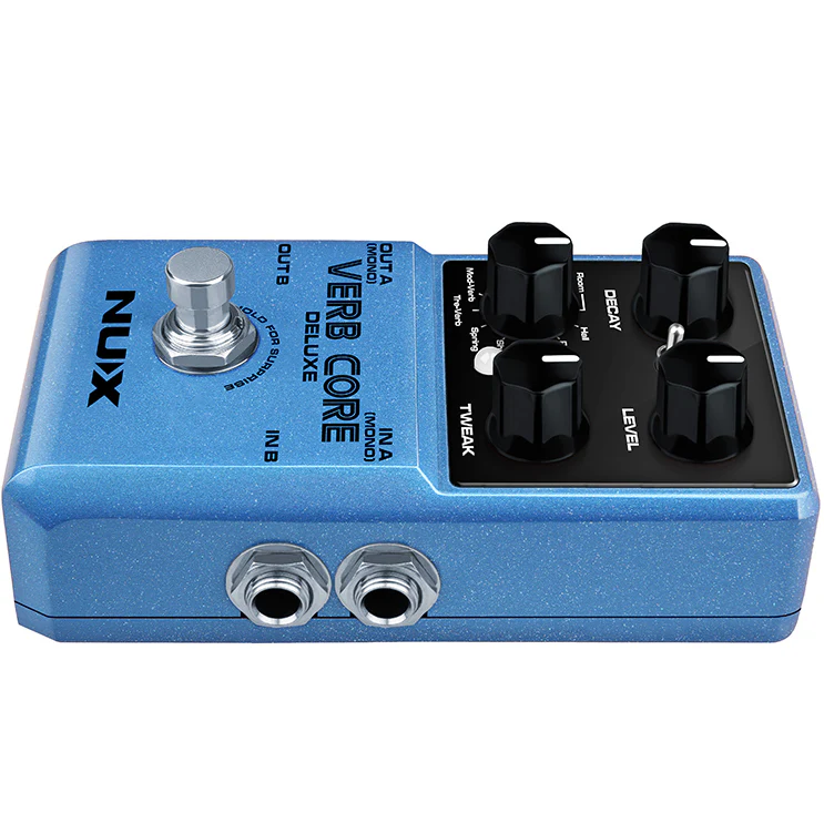 NUX VERBCORE-DELUXE Verb Core Deluxe Pedal with 8 Different Reverbs and Freeze - Image 4