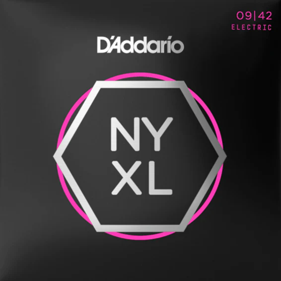 D'Addario NYXL0942 Nickel Wound, Super Light, 09-42
