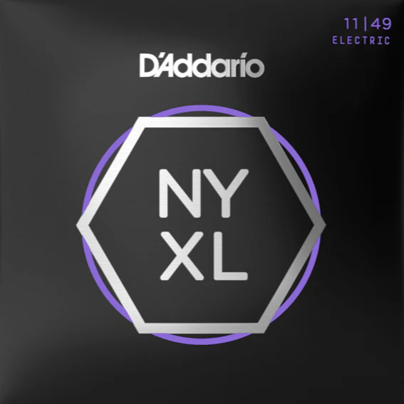 D'Addario NYXL1149 Nickel Wound Electric Guitar Strings, Medium, 11-49