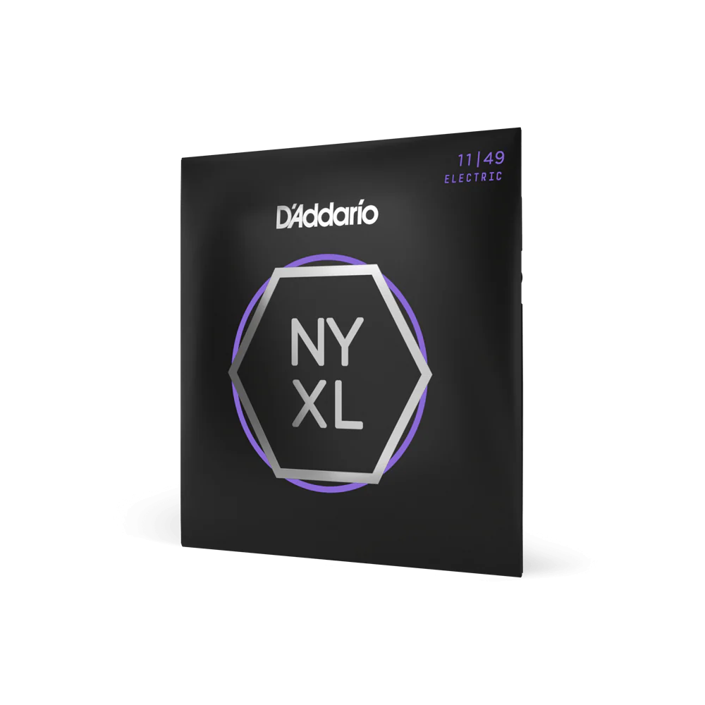 D'Addario NYXL1149 Nickel Wound Electric Guitar Strings, Medium, 11-49 - Image 4