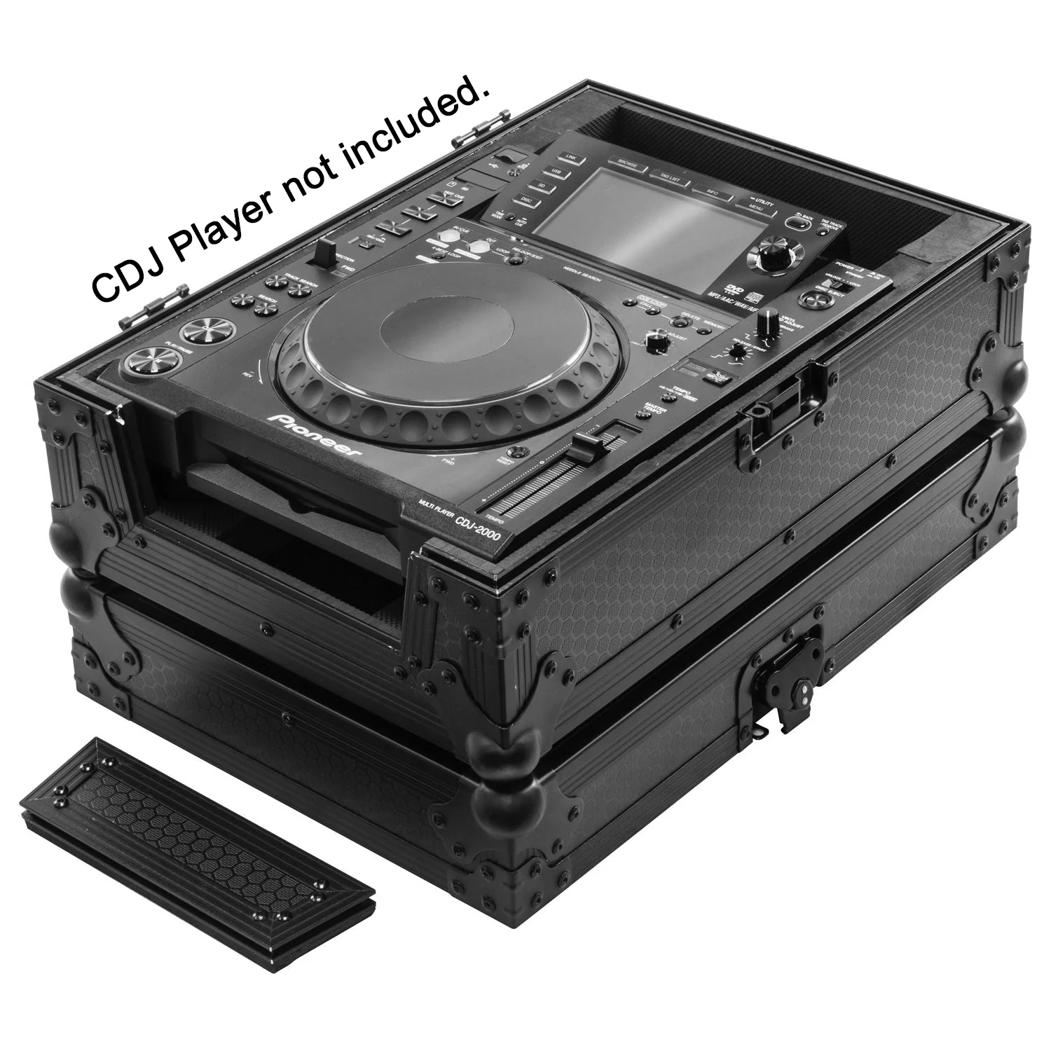 Odyssey 810127 Industrial Board Case - Fits CDJ-3000, 12" Mixers; 21.25" W 15.25" D 9.75" H - Image 2
