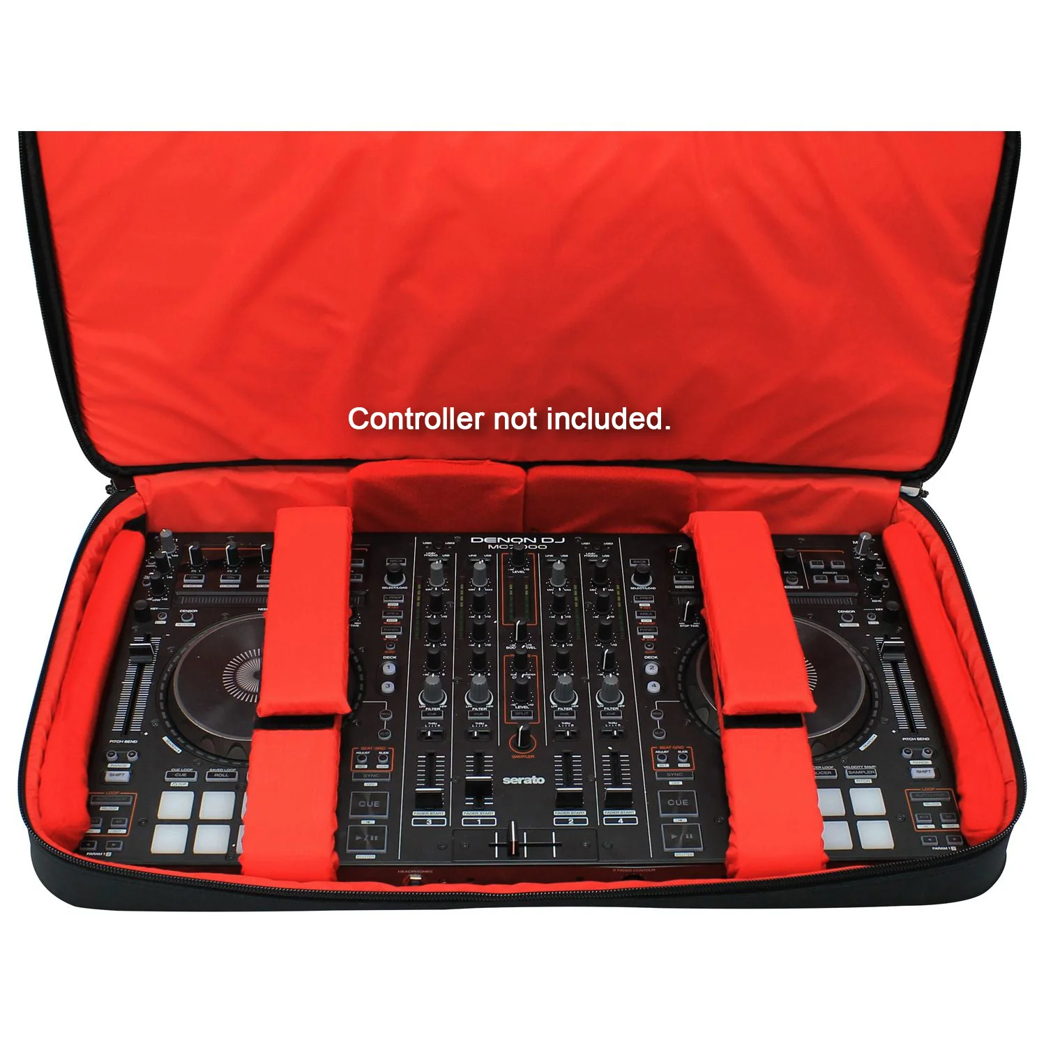 Odyssey BRLDIGITAL2XL Redline Series DJ Controller Bag 2XL - Fits DDJ-SR2, DDJ-SX3; 28" W 13.5" D 3.5" H - Image 5