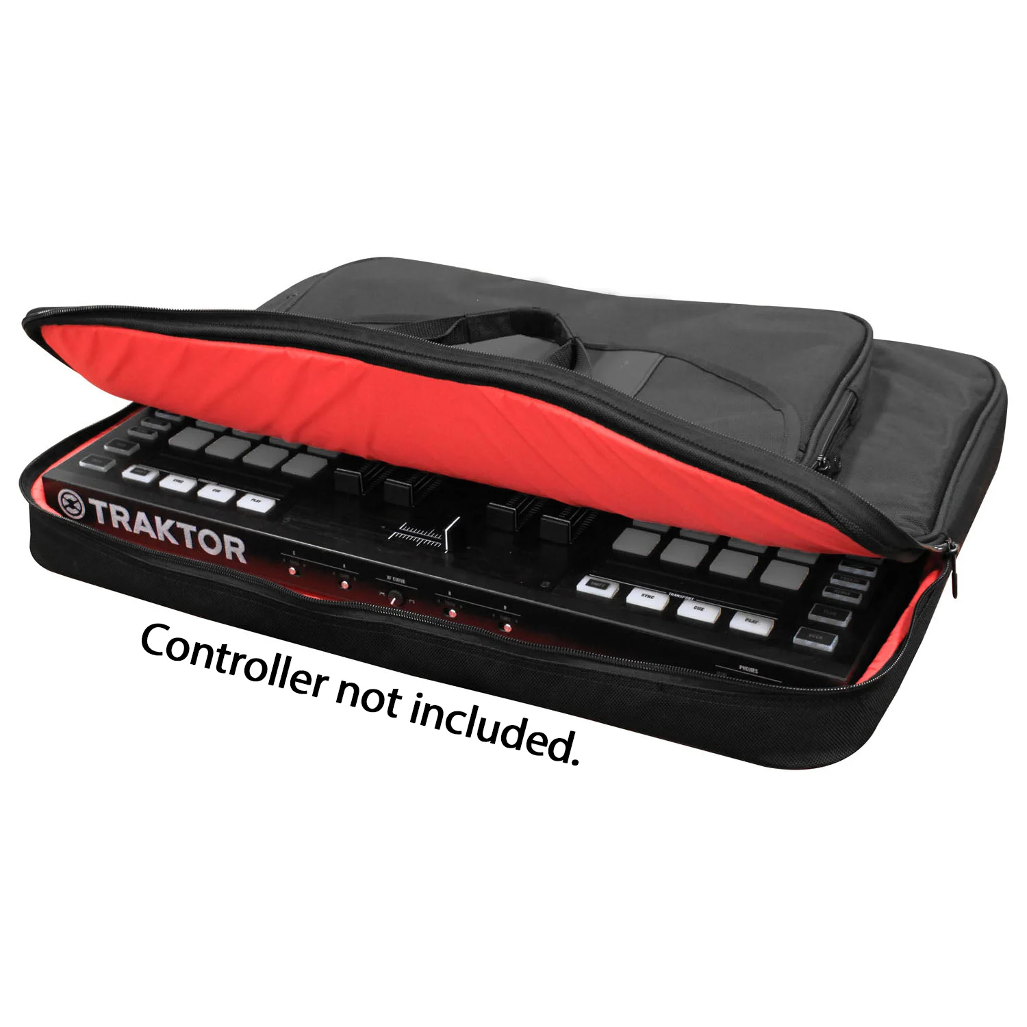 Odyssey BRLNVC Redline Series DJ Controller Bag; 23.25" L x 16.5" W x 2.5" H - Image 2