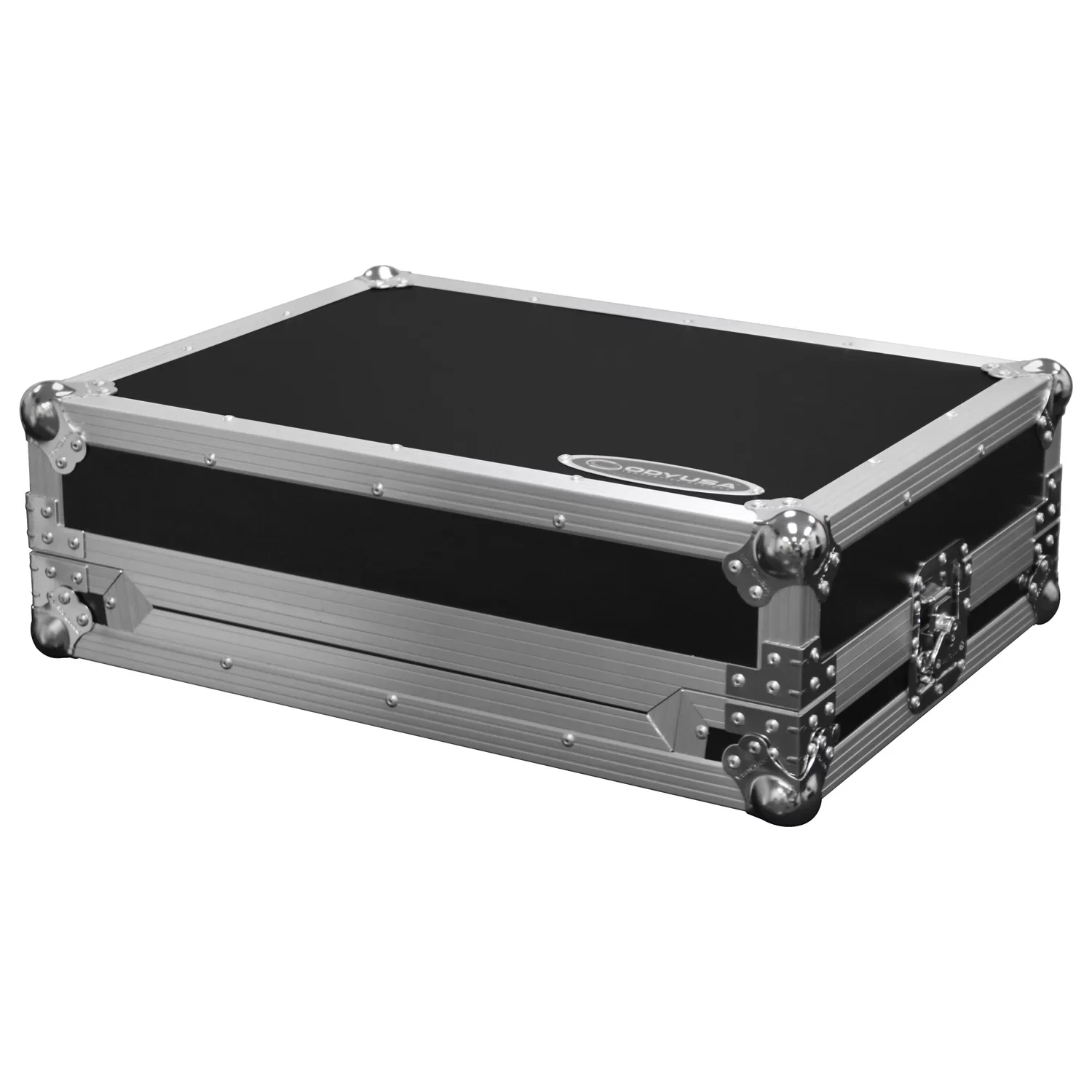 Odyssey FZGSDJC1 Small/Medium DJ Controller Flight Case w/ Glide Platform; 20.25" W 13" D 1.75" H - Image 2