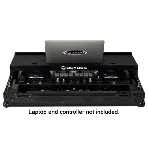 Odyssey FZGSREV7WBL Black Label Glide Style Flight Case w/ Wheels - Custom Fit for DDJ-REV7; 32.75" W 21.75" D 9.75" H - Image 3