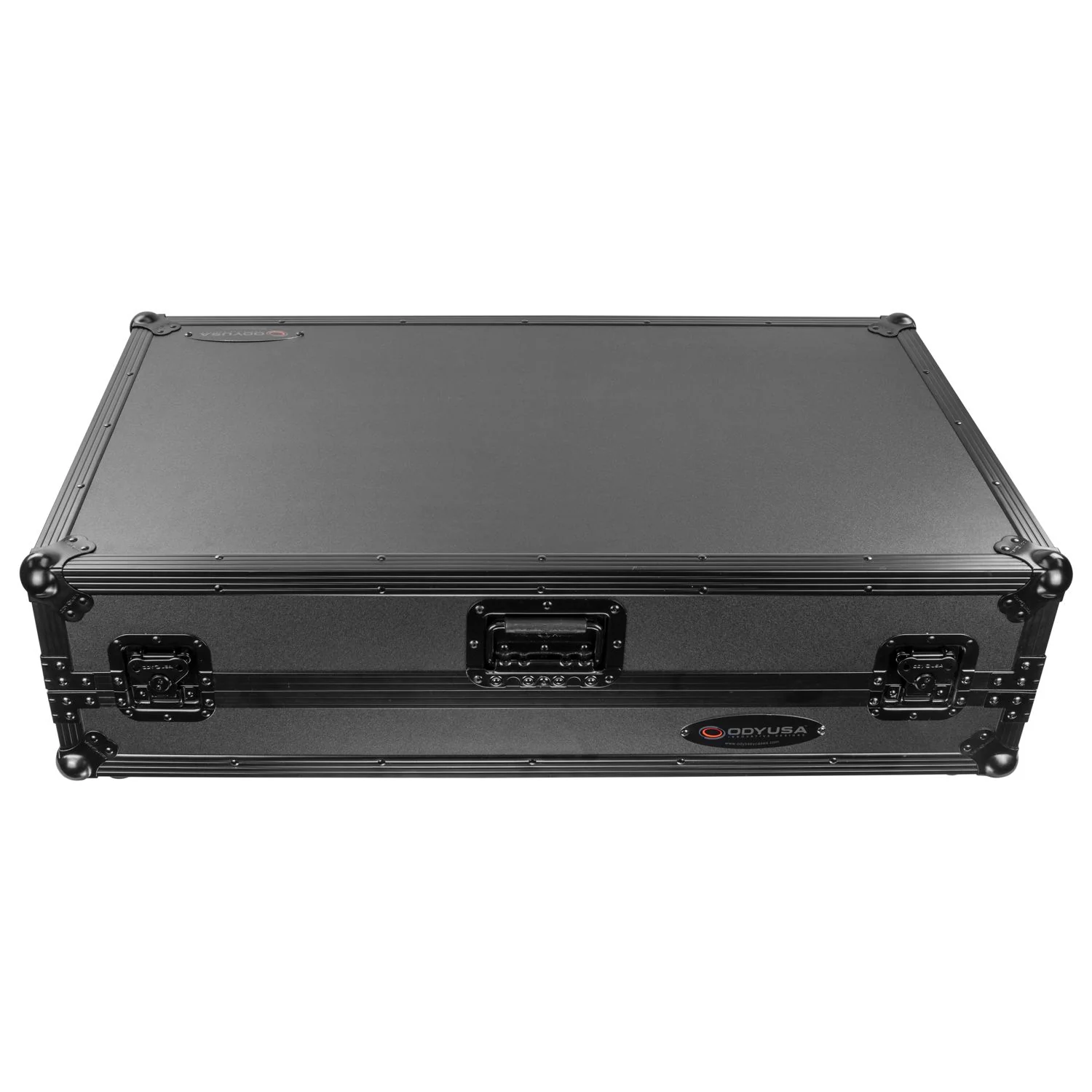 Odyssey FZGSXDJXZW1BL Black Label DJ Controller Case w/ Glide, Wheels, and 1U - Fits XDJ-XZ; 40.25" W 24.25" D 11.25" H - Image 12