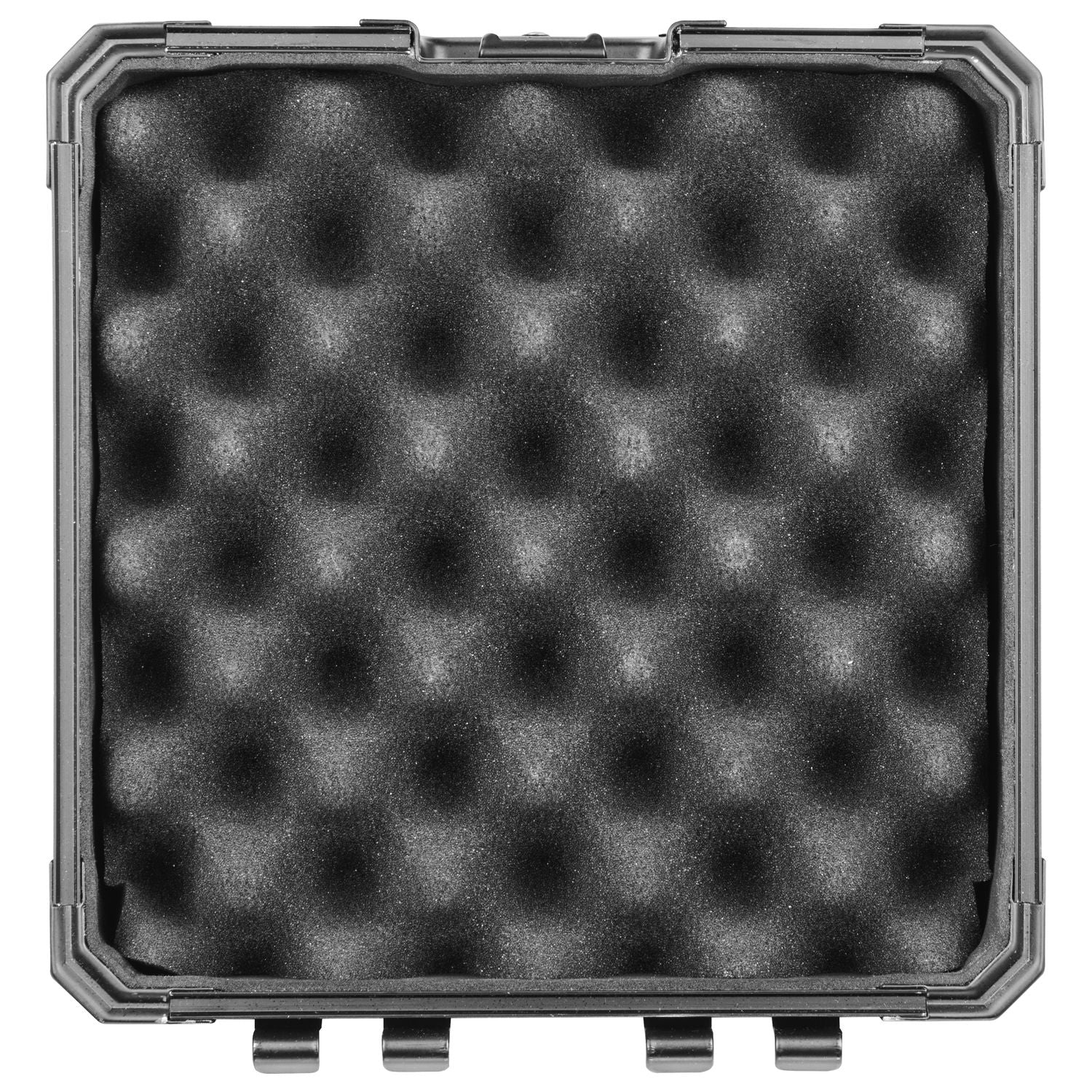 Odyssey K7060BL Black KROM 7" Record/Utility Case - Holds 60 Records; 7.75" W x 7.75" D x 9.25" H - Image 4