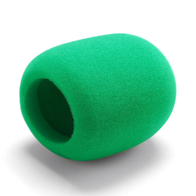 On Stage ASWS58-GRN Foam Windscreen, Green - Image 2
