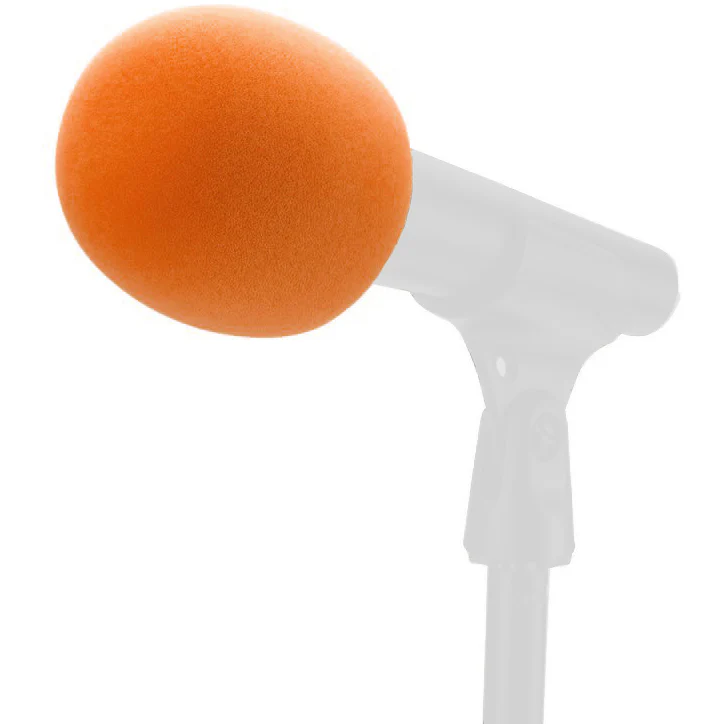 On Stage ASWS58-O Foam Windscreen, Orange - Image 3